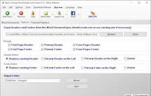 Batch Change Word Header and Footer screenshot 2