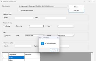 SELECTED FILES FROM FOLDER