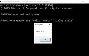 Batch MessageBox screenshot 1