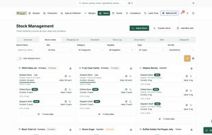 Multi Site - Stock Management 
