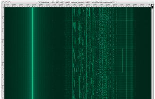 Baudline screenshot 1