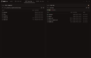 SFTP with local and remote files side by side