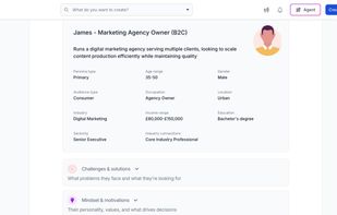 A 30-point buyer profile for one audience