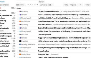 Google Reader-like list view
