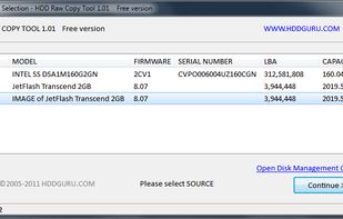 HDD Raw Copy Tool screenshot 1