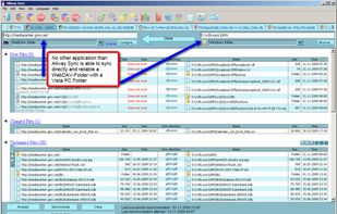 Sync directly and reliable a WebDAV-Folder with a Vista PC Folder
