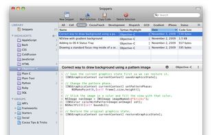 Main application window