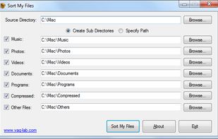 Sort My Files screenshot 1