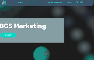 The BCS Marketing sign up page.