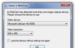 bcWebCam screenshot 1