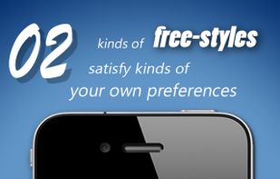 Free-style collage canvas