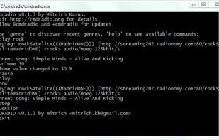 Cmdradio screenshot 1