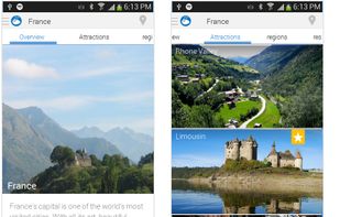 Android app screen shots