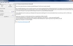 BDV Notepad screenshot 1