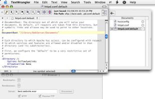 TextWrangler screenshot 1