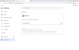 Beacon Browser screenshot 1