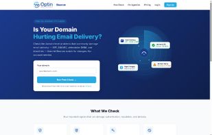 Free one-off checker — run a check on any domain without an account.