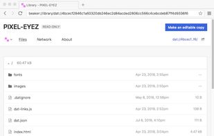 Beaker browser screenshot 1