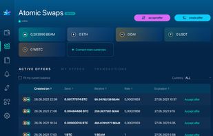 Beam Wallet screenshot 1