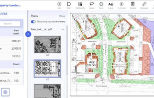 Landscape blueprint takeoff