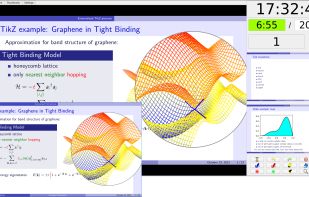 Different highlighting tool, including magnifier, torch and pointer, can be used to draw attention to parts of your slide.