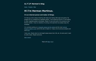 Bear Blog screenshot 1