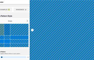 Create basic patterns like stripes, polka dots, or grids…