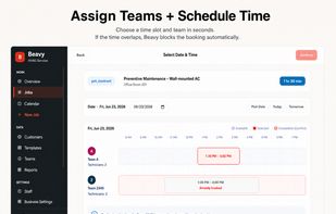 Assign Team & Schedule
