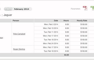 Export all the data gathered with Beebole to PDF, CSV or HTML.