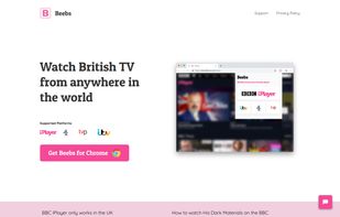 Watch British TV from anywhere in the world.