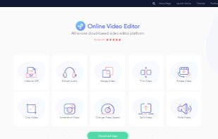 BeeCut online video editor screenshot 1