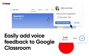 Easily add voice feedback to Google Classroom