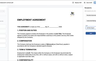 BeeSign Document Editor