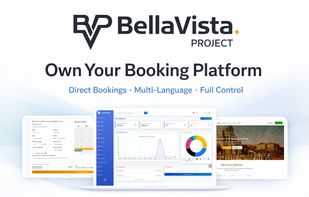 Overview of the BellaVista booking and website system.