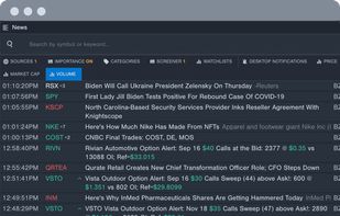 Benzinga Pro screenshot 2