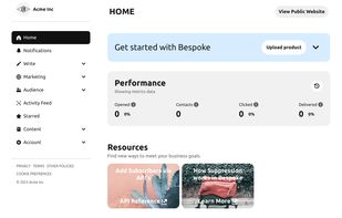 Bespoke administration panel