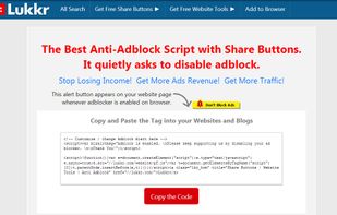 Best Anti Adblock Script screenshot 1