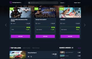 Bestgameprice.net Homepage