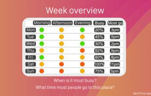 BestTime API screenshot 3