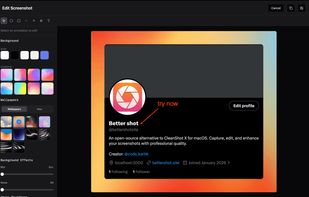 Better Shot screenshot 1