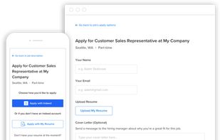 Beautiful candidate experience on desktop and mobile increases candidate conversion rate.