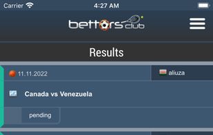 Bettors Club screenshot 1