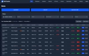BetTracker screenshot 1