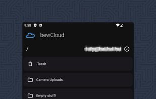 bewCloud screenshot 1