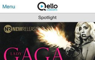 Qello concerts screenshot 1