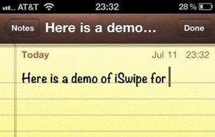 iSwipe screenshot 1