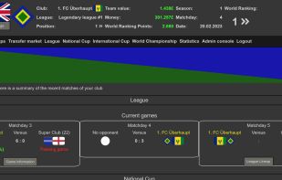 Start screen and overview