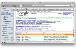 BibDesk screenshot 2
