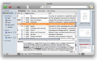 BibDesk screenshot 1