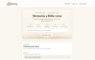 Search the Bible and Memorize Verses